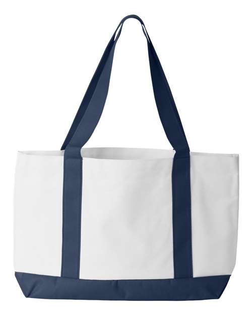 P&O Cruiser Tote - Back - B71566650 - White/ Navy