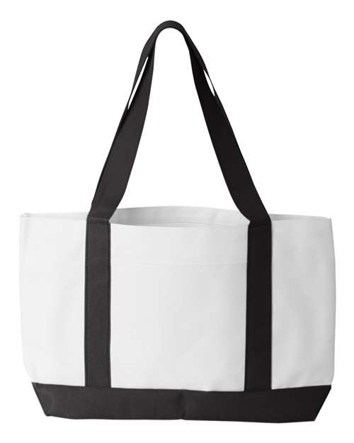 P&O Cruiser Tote - Front - B71566500 - White/ Black