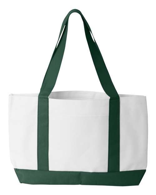 P&O Cruiser Tote - Front - B71566540 - White/ Forest