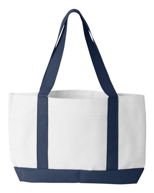 P&O Cruiser Tote - Front - B71566650 - White/ Navy