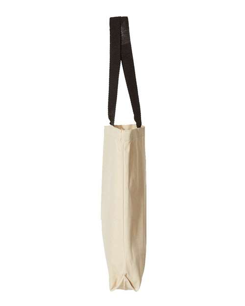 Natural Tote with Contrast-Color Handles - DirectSide - B73066500 - Natural/ Black