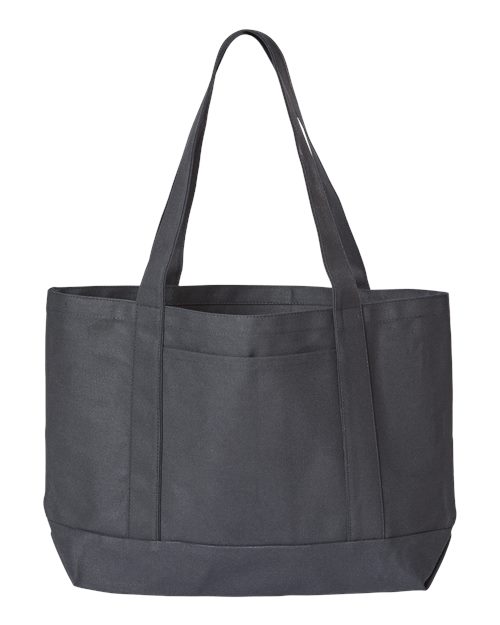 Leeward Boater Tote - Front - B71766510 - Black/ Black
