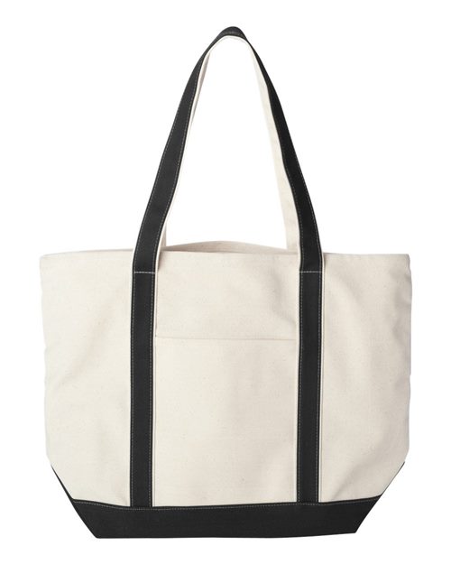 Carmel Classic XL Cotton Canvas Resort Tote - styleImage