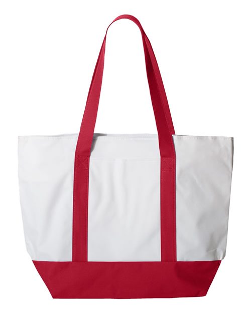 Bay View Giant Zippered Tote - styleImage