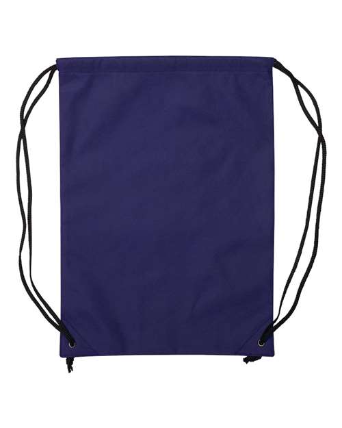 Non-Woven Drawstring Backpack - Front - B73366750 - Royal