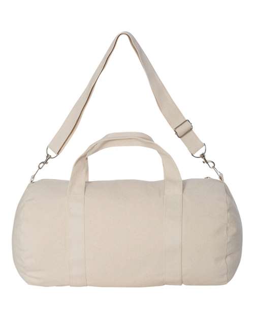 Canvas Duffel Bag - Back - B83166240 - Natural
