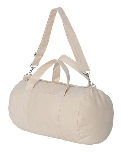 Canvas Duffel Bag - Side - B83166240 - Natural