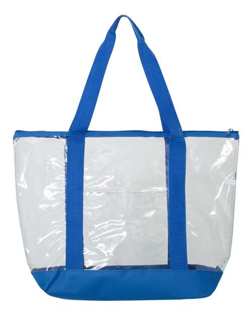 Clear Boat Tote - Back - B15566750 - Royal