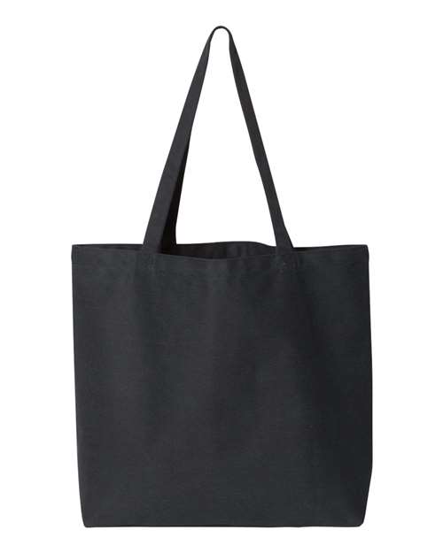 Seaside Pigment-Dyed Large Tote - Back - B15066500 - Washed Black