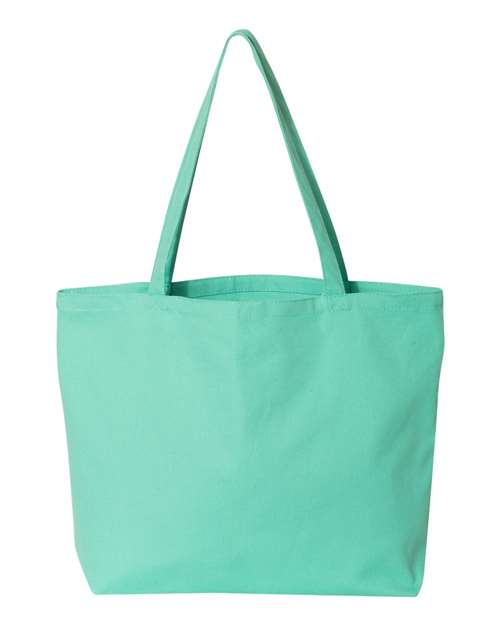Seaside Pigment-Dyed Large Tote - Front - B15066110 - Sea Glass Green