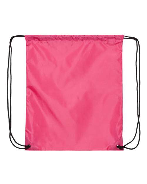Drawstring Backpack - Back - B03466300 - Hot Pink