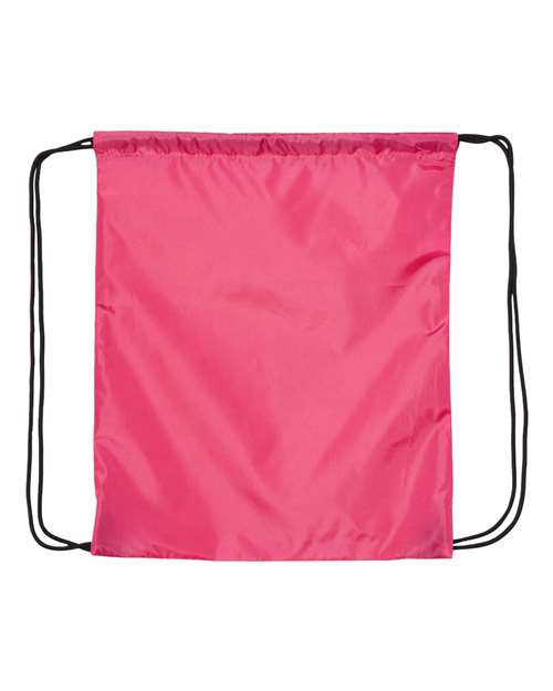 Drawstring Backpack - Front - B03466300 - Hot Pink