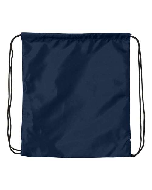 Drawstring Backpack - Front - B03466650 - Navy