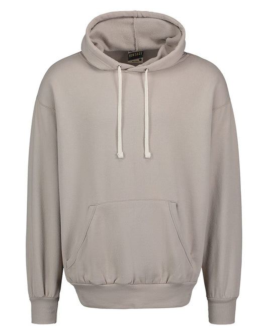 Unisex Vintage Fleece Hooded Sweatshirt - styleImage