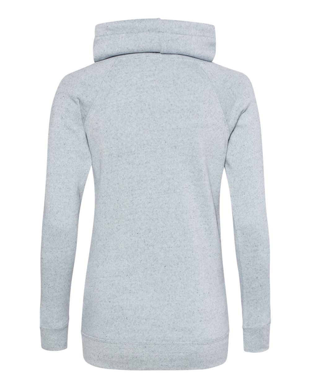 Women’s Space-Dyed Cowl Neck Sweatshirt - Back - B05152253 - Light Blue