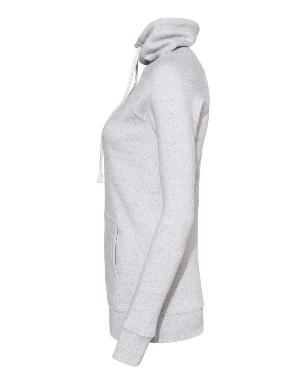 Women’s Space-Dyed Cowl Neck Sweatshirt - DirectSide - B05152023 - Ash