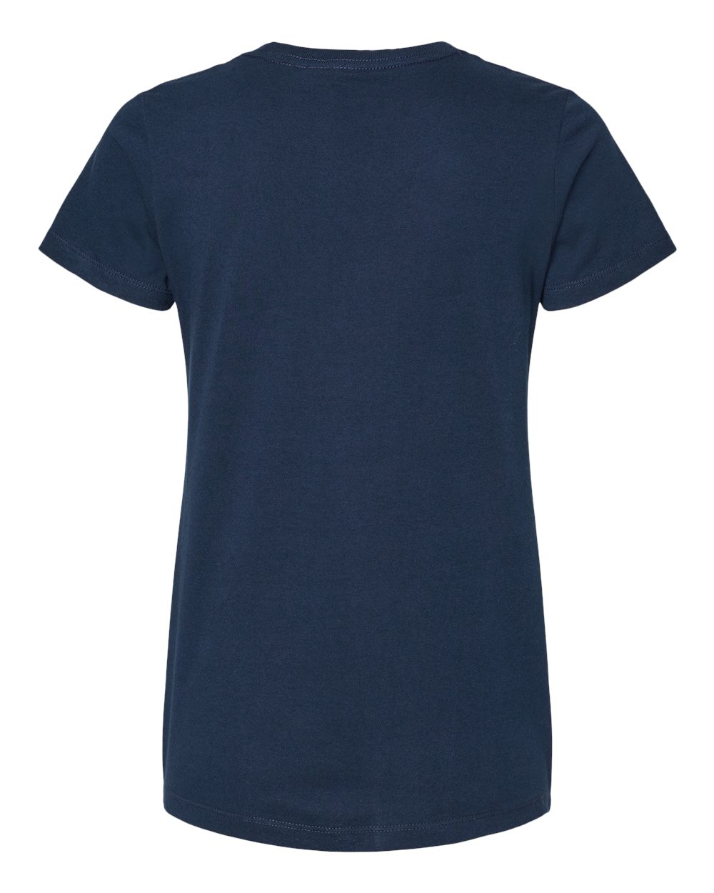 Women's Gold Soft Touch T-Shirt - Back - B01642862 - Deep Navy