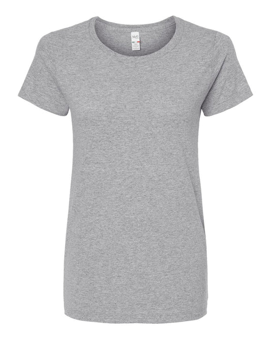 Women's Gold Soft Touch T-Shirt - Front - B01642092 - Athletic Grey