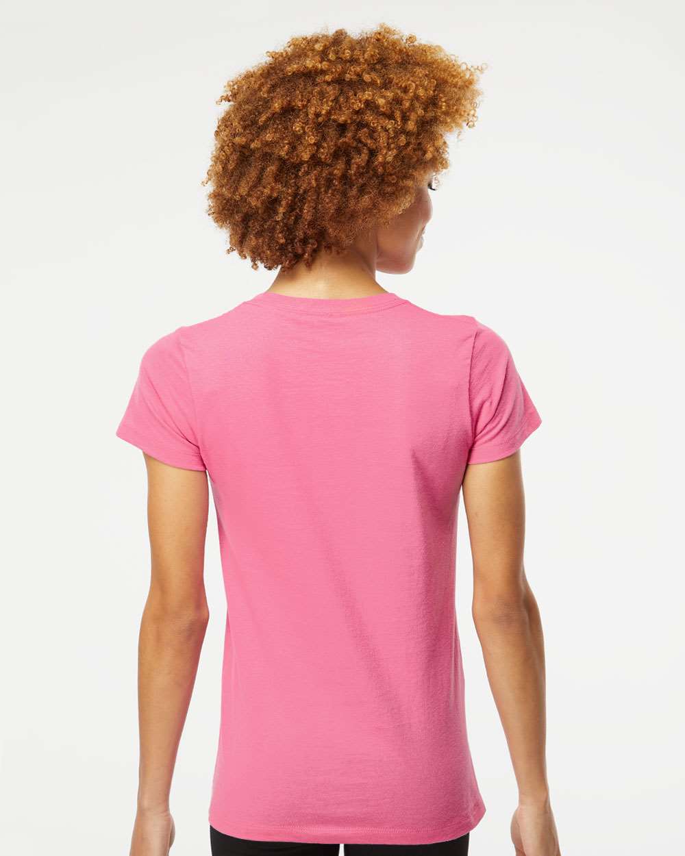 Women's Gold Soft Touch T-Shirt - OnModelBack - B01642563 - Azalea