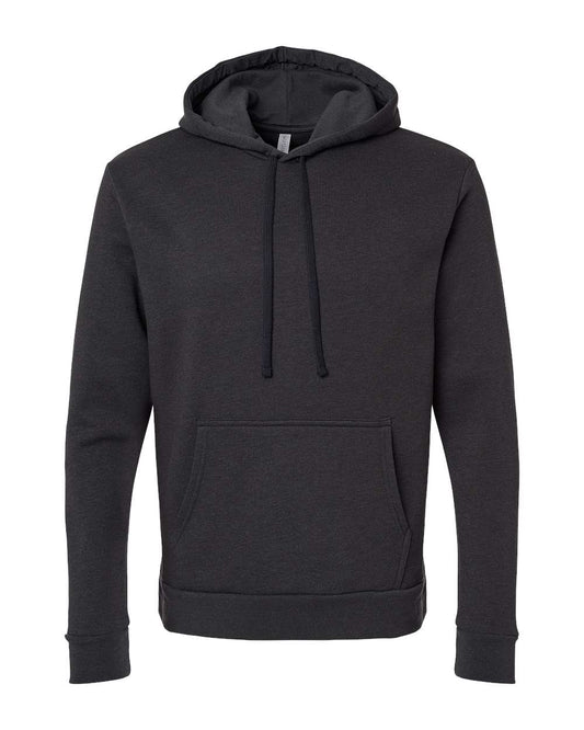Unisex Malibu Hoodie Sweatshirt - Front - B03018512 - Heather Black