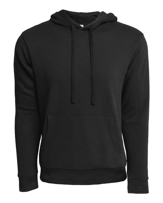Unisex Laguna Sueded Hoodie Sweatshirt - Front - B03118502 - Black