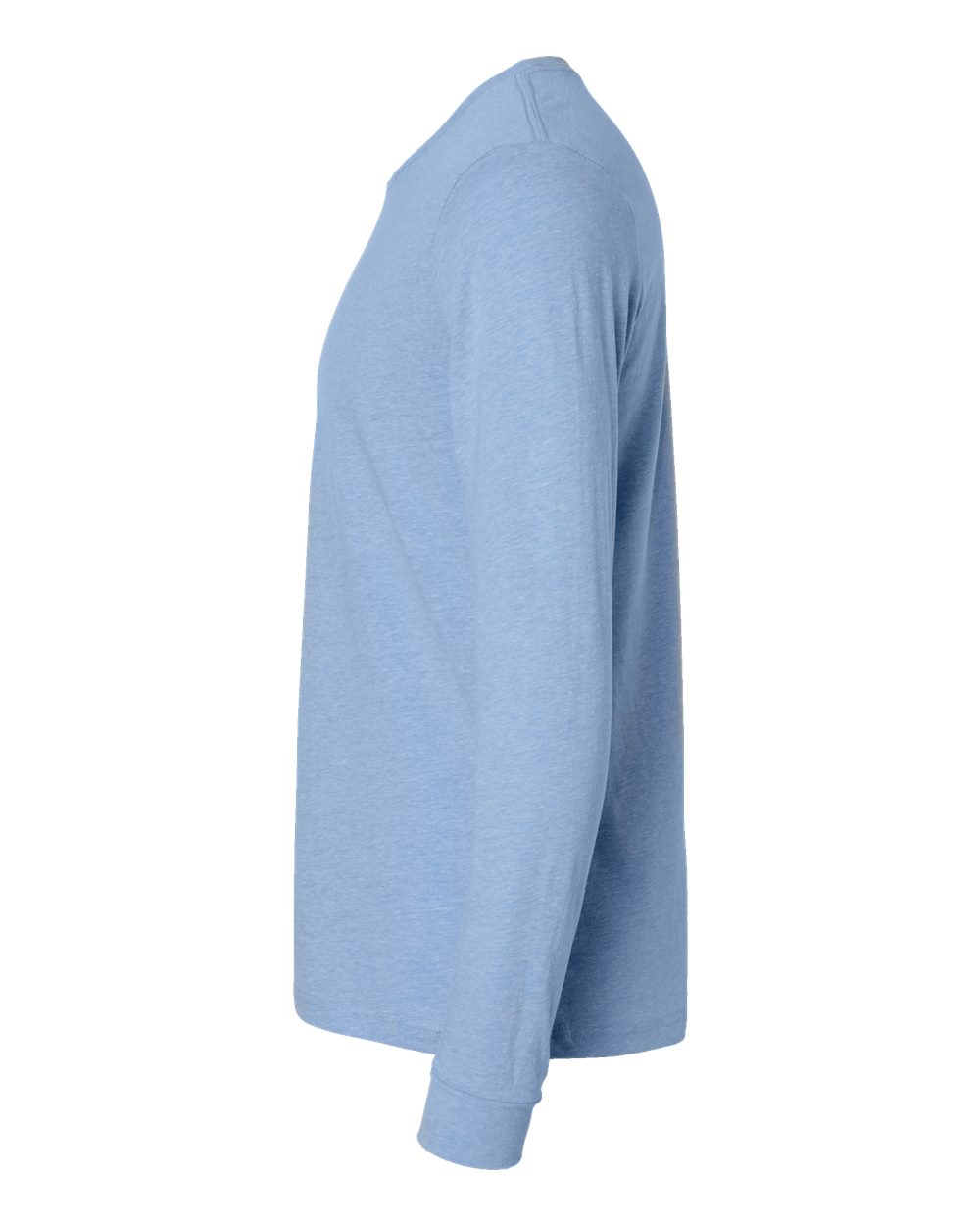 Unisex CVC Long Sleeve T-Shirt - DirectSide - B03618252 - Heather Columbia Blue