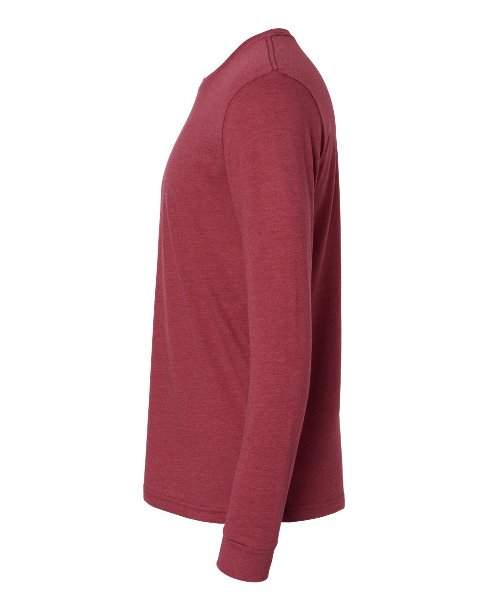 Unisex CVC Long Sleeve T-Shirt - DirectSide - B03618522 - Cardinal