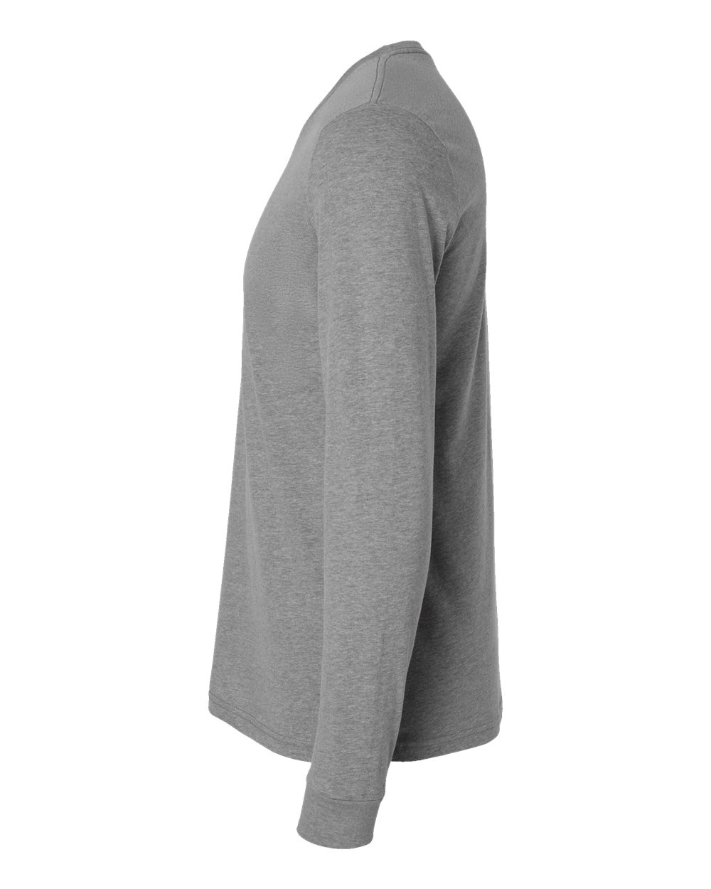 Unisex CVC Long Sleeve T-Shirt - DirectSide - B03618592 - Dark Heather Grey