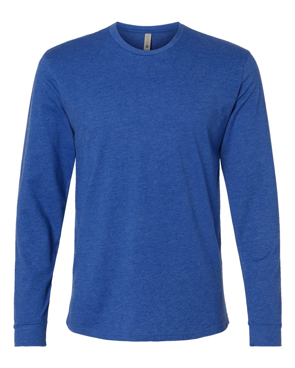 Unisex CVC Long Sleeve T-Shirt - Front - B03618752 - Royal