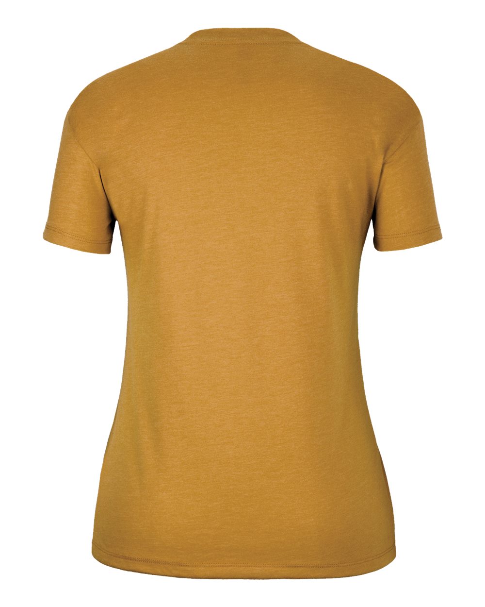 Women's CVC Relaxed T-Shirt - Back - B03718282 - Antique Gold