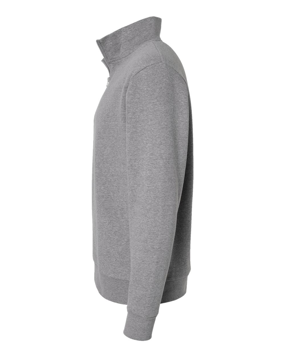 Unisex Fleece Quarter-Zip Pullover - DirectSide - B03818582 - Heather Grey