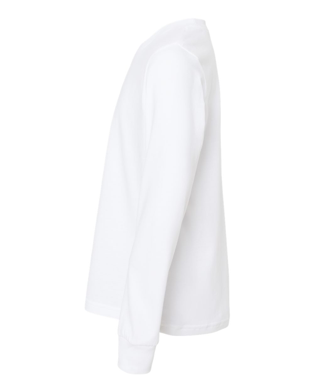 Youth Cotton Long Sleeve T-Shirt - DirectSide - B04118002 - White