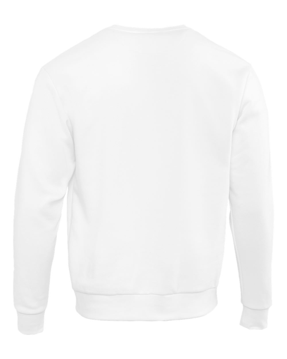 Unisex Santa Barbara Crewneck Sweatshirt - Back - B04518002 - White