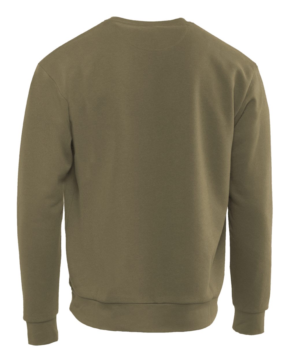 Unisex Santa Barbara Crewneck Sweatshirt - Back - B04518062 - Military Green
