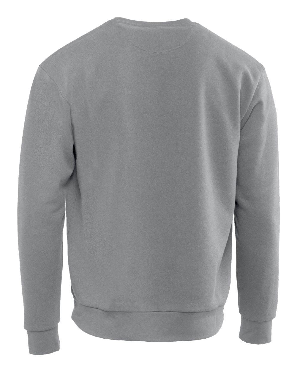 Unisex Santa Barbara Crewneck Sweatshirt - Back - B04518352 - Lead Grey