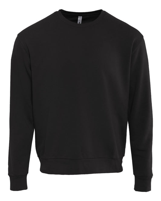 Unisex Santa Barbara Crewneck Sweatshirt - Front - B04518502 - Black