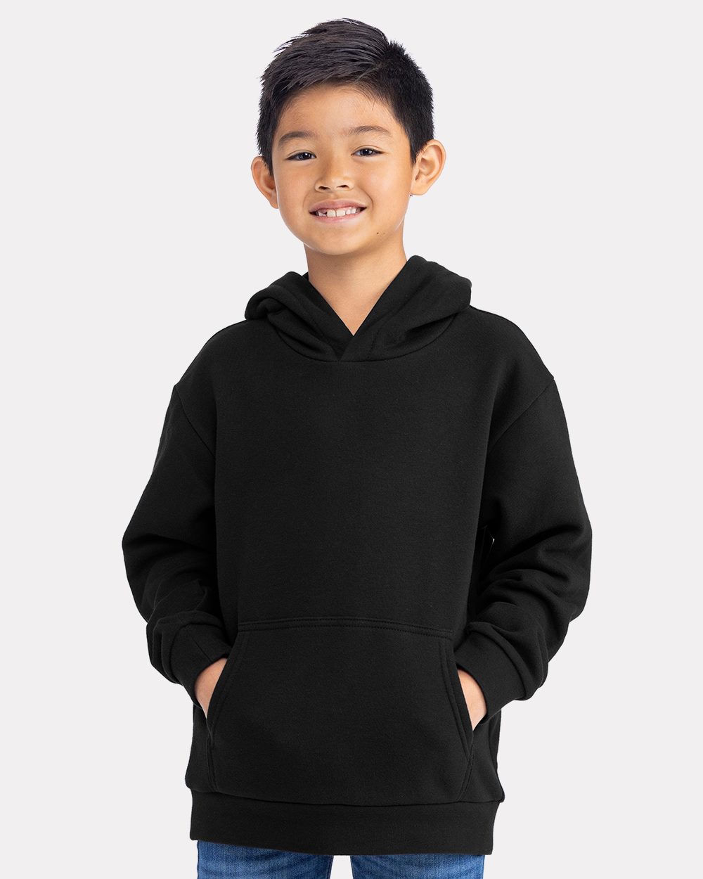 Youth Fleece Hoodie Sweatshirt - styleImage