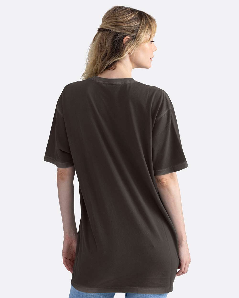 Soft Wash T-Shirt - OnModelBack - B05118102 - Washed Graphite Black