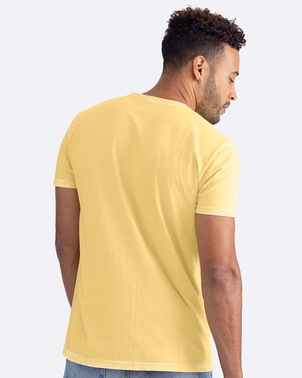 Soft Wash T-Shirt - OnModelBack - B05118402 - Washed Banana Cream