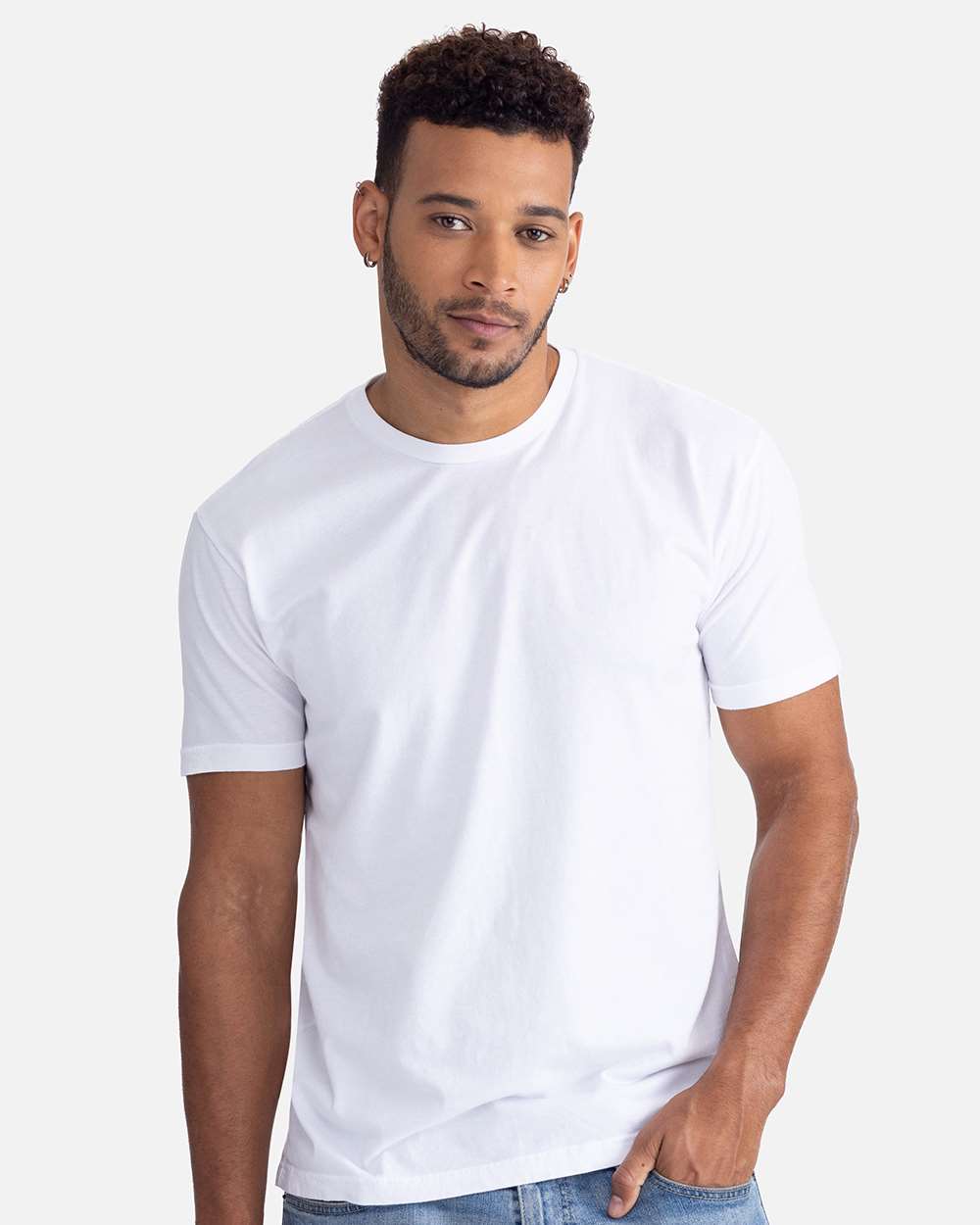 Soft Wash T-Shirt - OnModelFront - B05118002 - Washed White