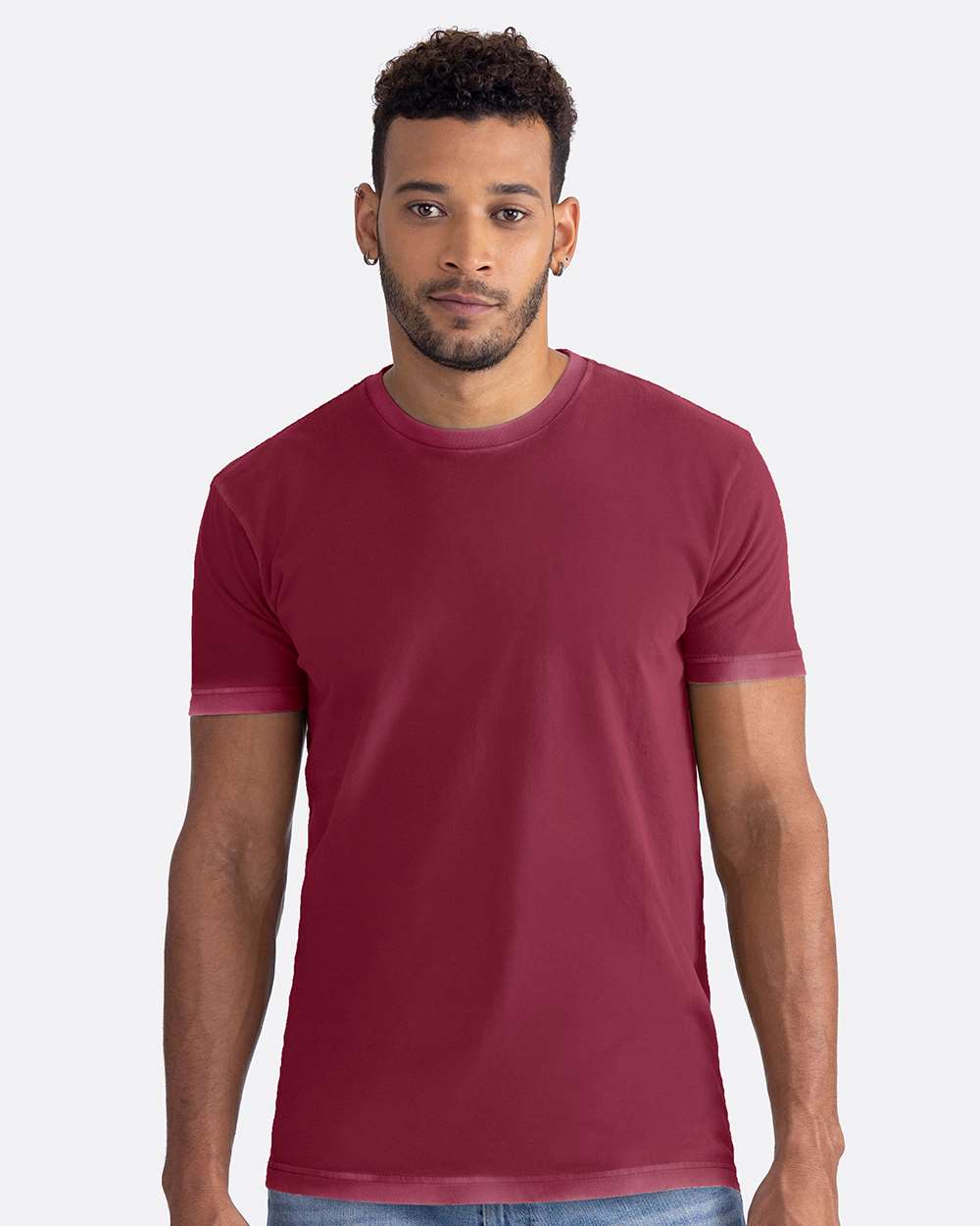 Soft Wash T-Shirt - OnModelFront - B05118522 - Washed Cardinal
