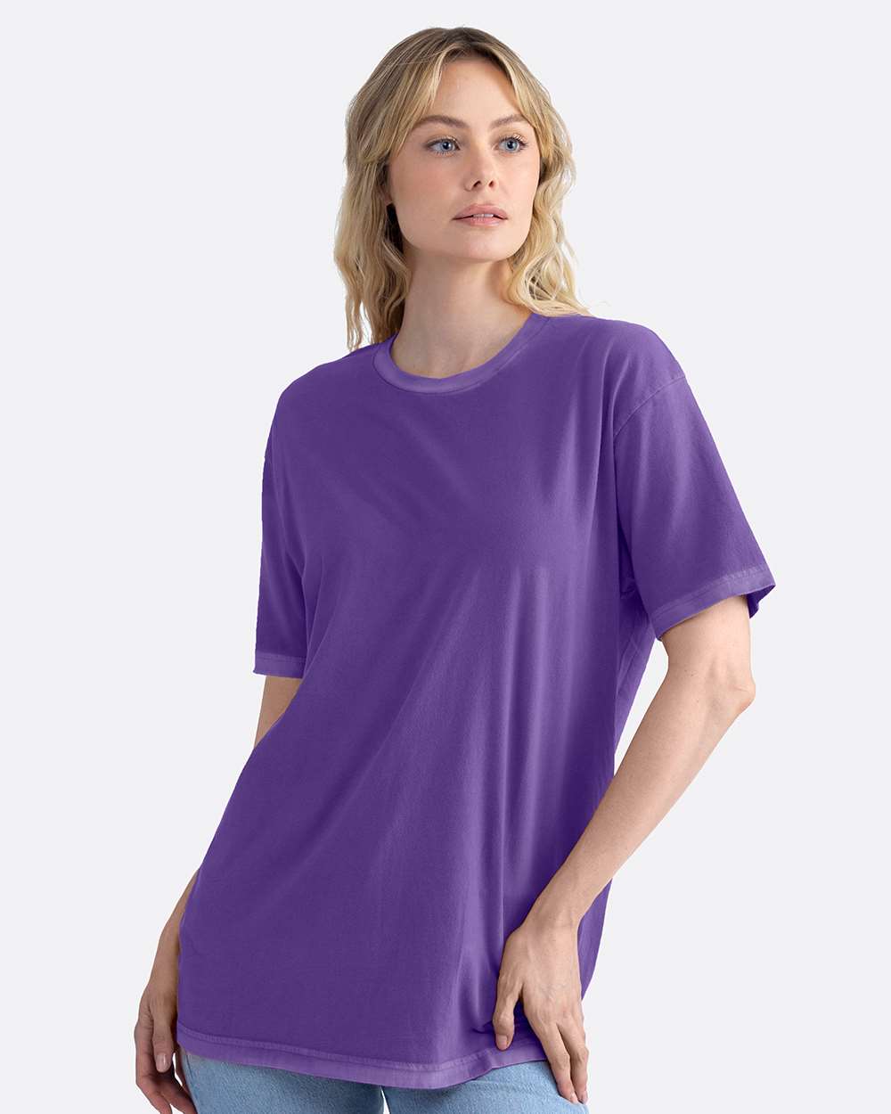 Soft Wash T-Shirt - OnModelFront - B05118672 - Washed Purple Rush