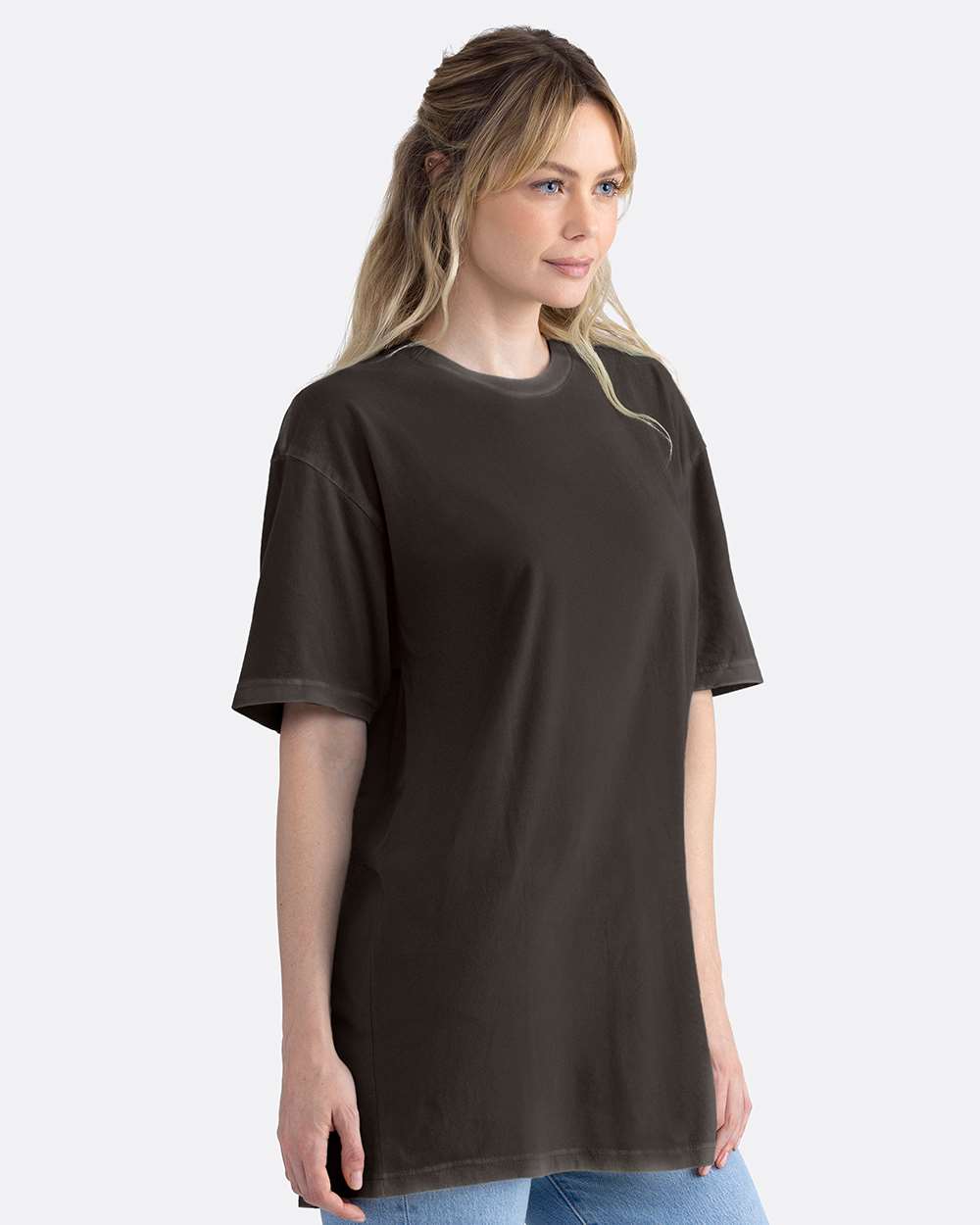 Soft Wash T-Shirt - OnModelSide - B05118102 - Washed Graphite Black