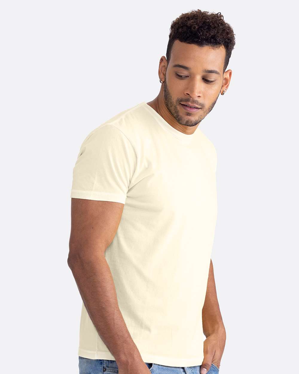 Soft Wash T-Shirt - OnModelSide - B05118242 - Washed Natural