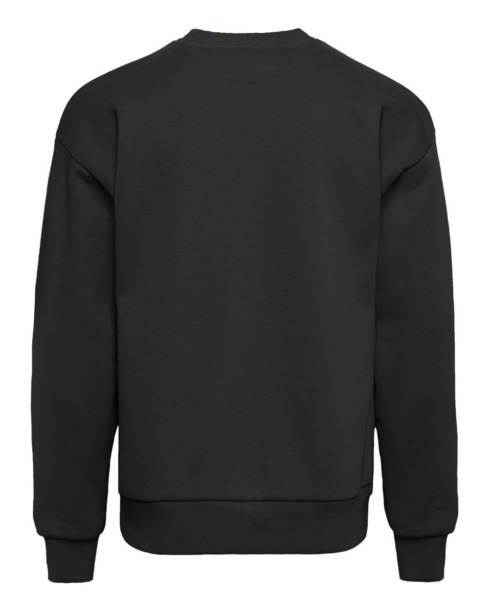 Unisex Heavyweight Crewneck Sweatshirt - Back - B05518102 - Graphite Black