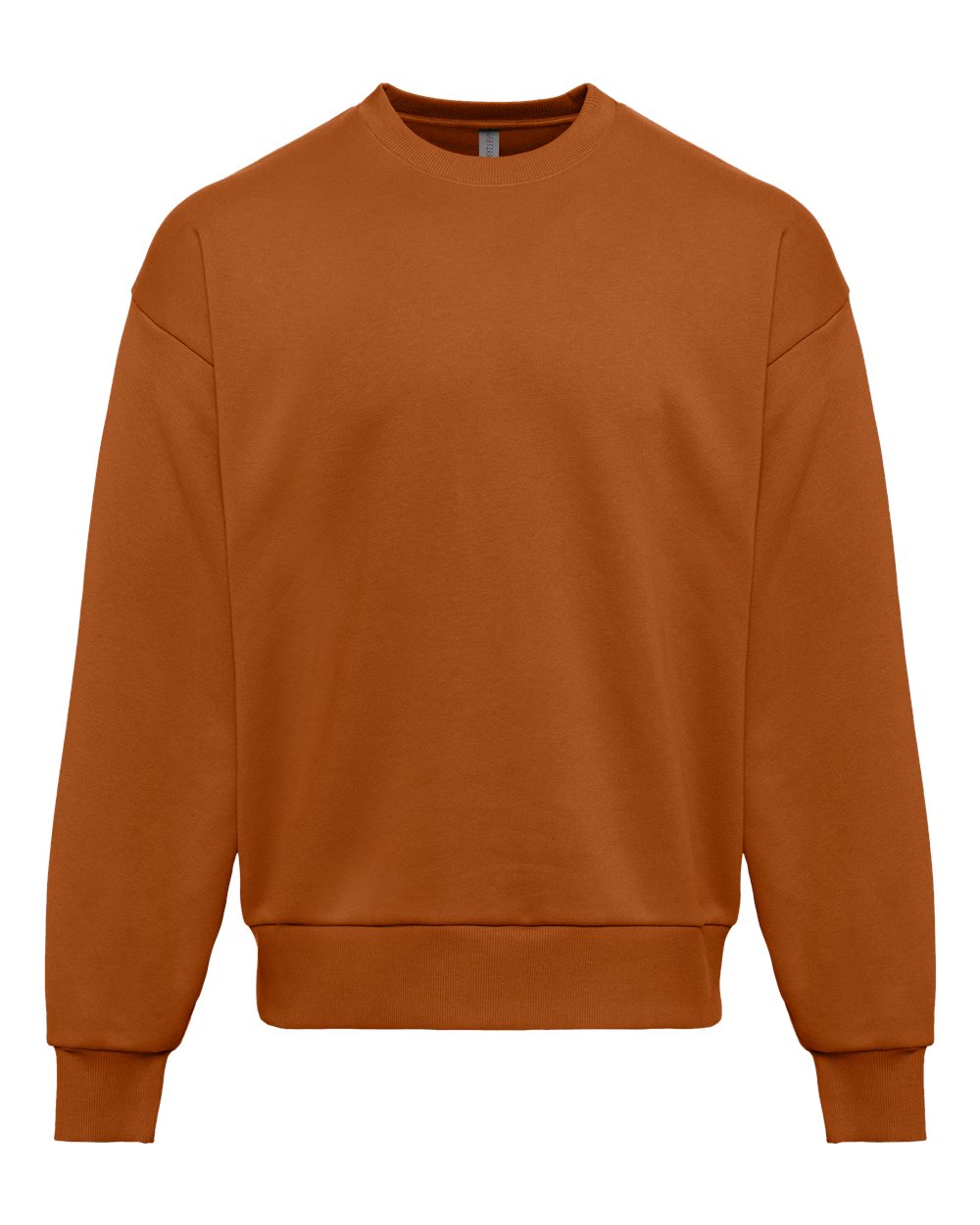 Unisex Heavyweight Crewneck Sweatshirt - Front - B05518002 - Clay
