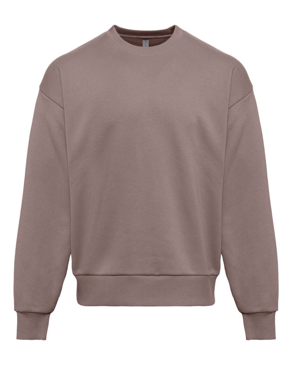 Unisex Heavyweight Crewneck Sweatshirt - Front - B05518012 - Shiitake