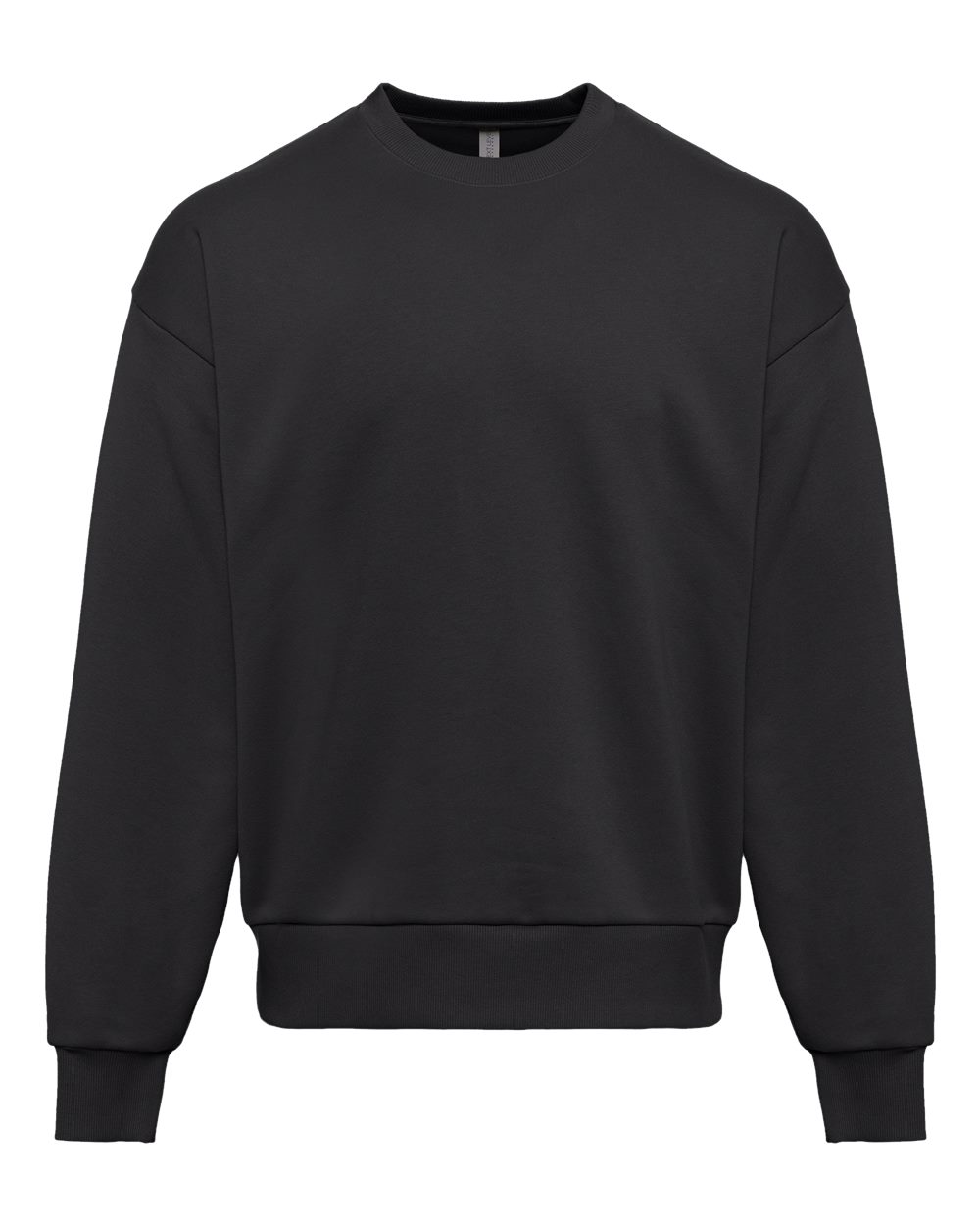 Unisex Heavyweight Crewneck Sweatshirt - Front - B05518102 - Graphite Black