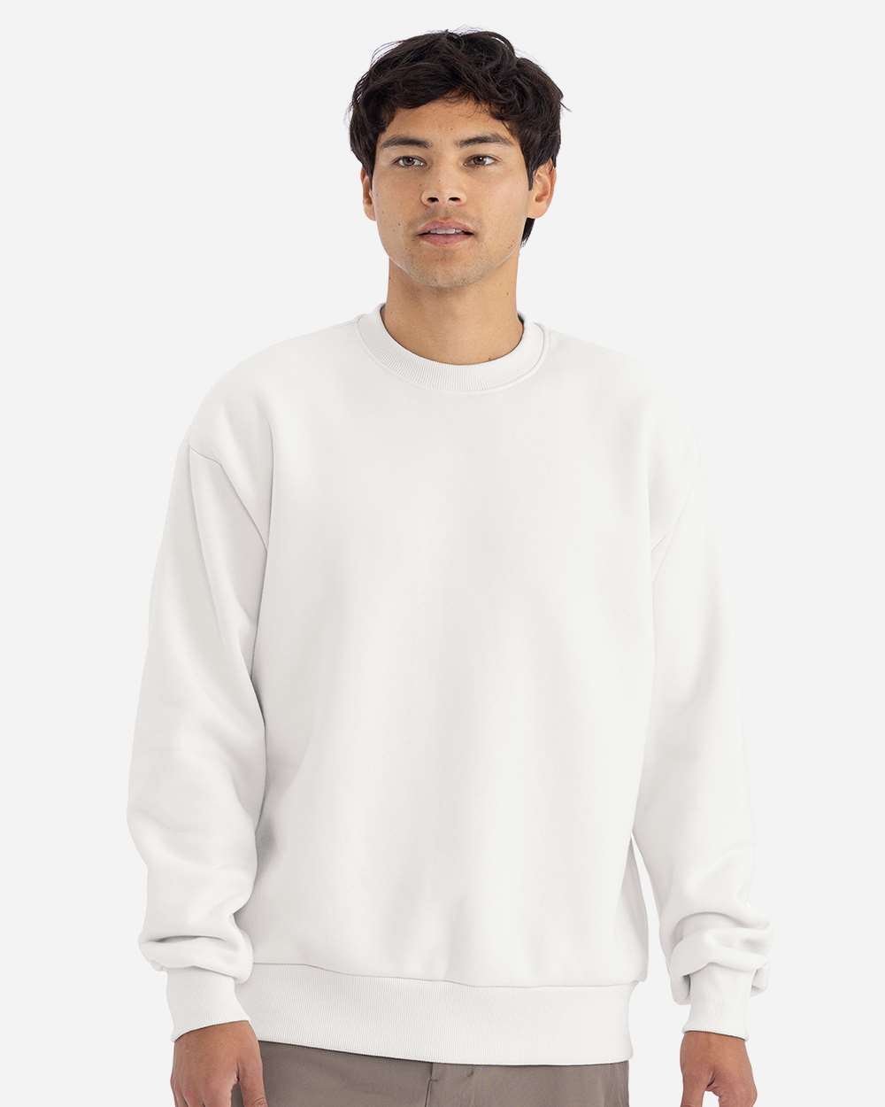 Unisex Heavyweight Crewneck Sweatshirt - OnModelFront - B05518092 - Bone