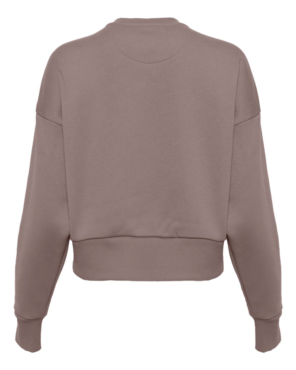 Women's Heavyweight Crewneck Sweatshirt - Back - B05718012 - Shiitake